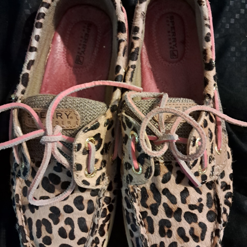 Sperry Leopard Print Women's Shoes - Picture 3 of 4
